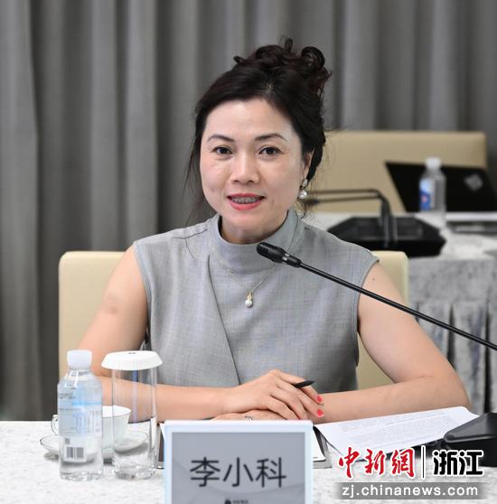 图为:Head of China of IMA李小科发言。中新社记者 王刚 摄