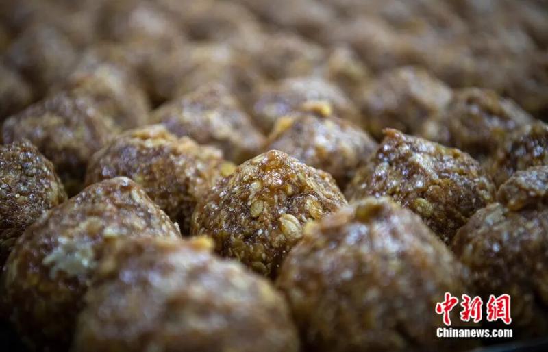 图为五仁叉烧馅料。翟李强 摄 图为五仁叉烧馅料。翟李强 摄