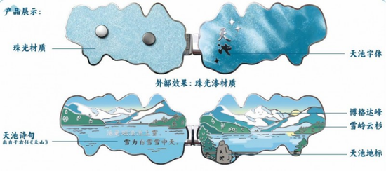 《瑶池觅镜光影冰箱贴》烙画灯(作者:张书瑶)