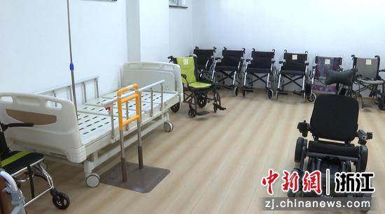 近日,衢州市常山县好邻居适老化服务中心展厅。游待露 摄 近日,衢州市常山县好邻居适老化服务中心展厅。游待露 摄