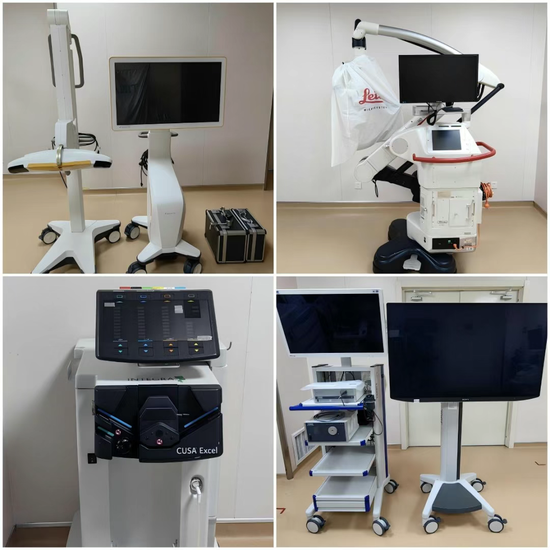 多模态神经影像导航系统让手术切口更小，操作更精准，病人恢复也更快。（图片据克拉玛依中心医院微信公众号）e