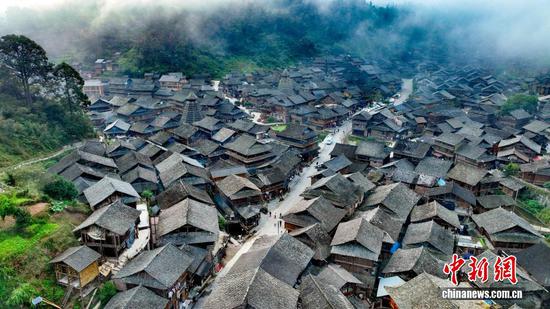 10月18日航拍黄岗村。