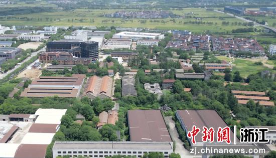 俯瞰老汤齿厂区。金华开发区 供图