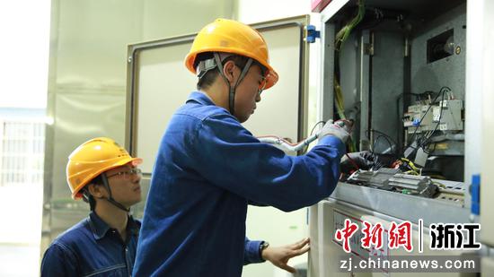 近日，永徐变改造工程现场。赵铭浩 供图