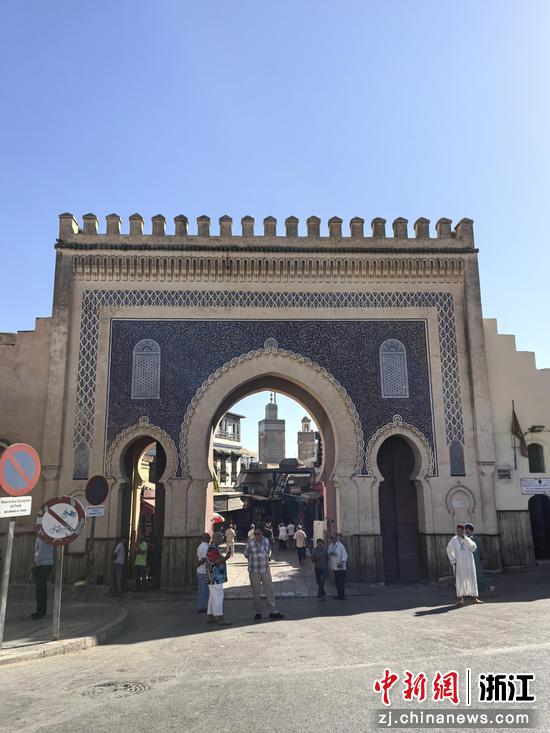 非斯古城城门 作者供图 非斯古城城门 作者供图