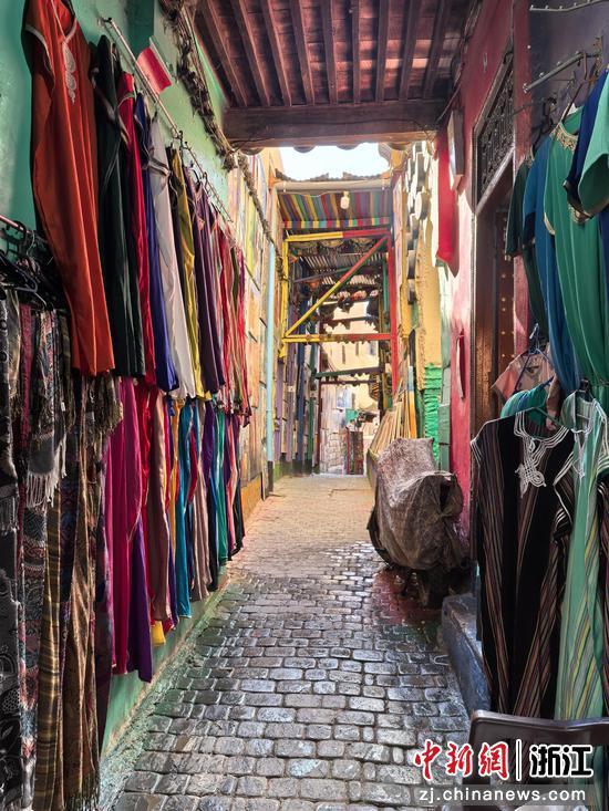 非斯古城市场一角 作者供图 非斯古城市场一角 作者供图