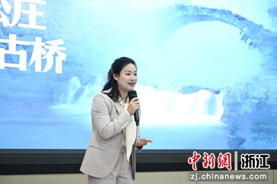 图为：松阳县文旅推介现场。中新社记者 王刚 摄