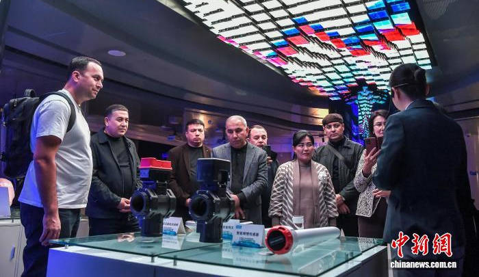 第十二届中国-中亚合作论坛参会嘉宾参观新疆软件园