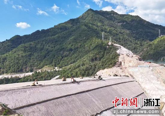 浙江永嘉抽水蓄能电站施工现场。 梁国明 供图 浙江永嘉抽水蓄能电站施工现场。 梁国明 供图