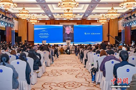 国际山地旅游联盟年会现场。国际山地旅游联盟供图 国际山地旅游联盟年会现场。国际山地旅游联盟供图