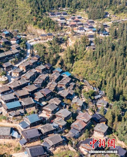 图为贵州省黔东南苗族侗族自治州从江县丙妹镇大歹村。罗京来 摄