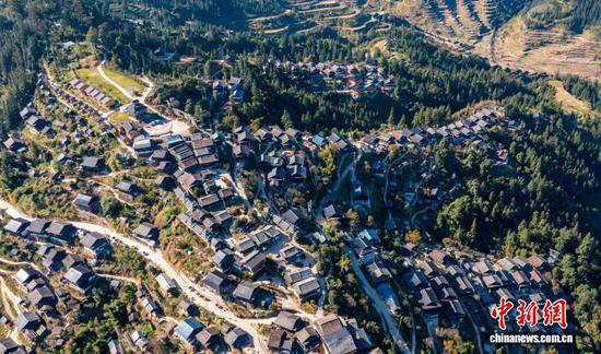 图为贵州省黔东南苗族侗族自治州从江县丙妹镇大歹村。罗京来 摄