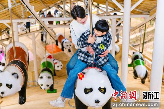 熊猫部落探险乐园。（资料图，安吉县文化和广电旅游体育局供图）