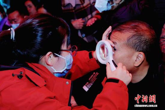 图为义诊现场。毕节市委统战部供图