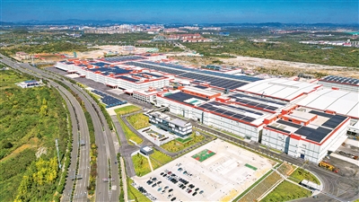 位于贵安新区的宁德时代贵州基地。 位于贵安新区的宁德时代贵州基地。