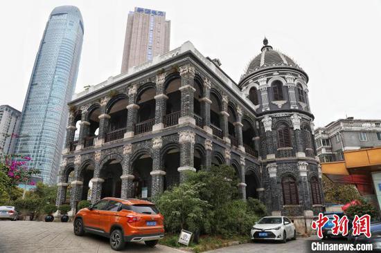 位于贵阳市南横街片区的省级文物保护单位（王伯群故居）。　瞿宏伦 摄