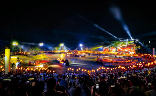 海坪火把节。姚咏 摄