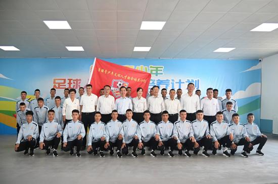 9月14日，鲁疆青少年足球人才联合培养计划首批“足球泰山班”启动仪式在喀什成功举办。喀什地区融媒体中心 记者任鹏程 摄