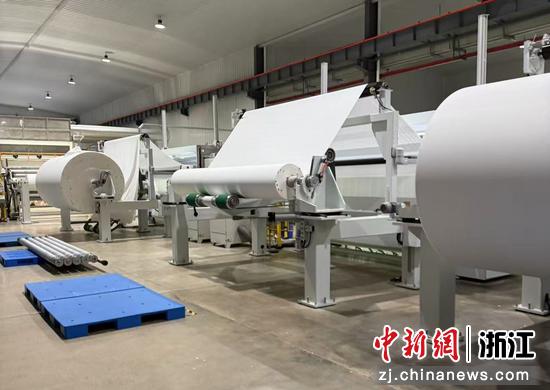 浙江某绿色低碳转型纺织企业厂区。浙商银行 供图 浙江某绿色低碳转型纺织企业厂区。浙商银行 供图