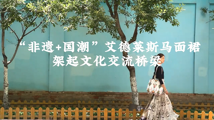 侨乡故事：“非遗+国潮”艾德莱斯马面裙架起文化交流桥梁