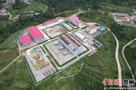 资料图:图为航拍贵阳作业区。 资料图:图为航拍贵阳作业区。