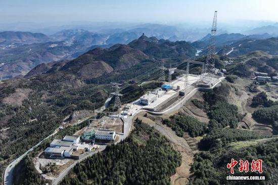 图为航拍南方电网防冰减灾重点实验室。　记者 瞿宏伦 摄