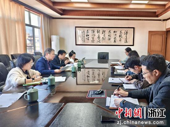 浦江县财政局开展上门服务。（浦江县财政局供图）