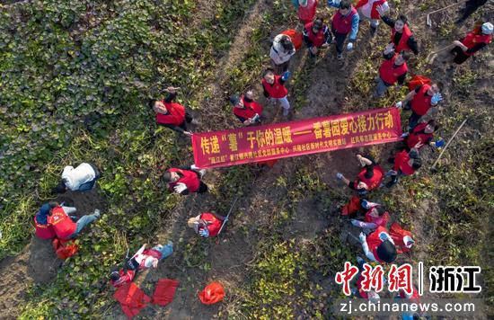 爱心接力现场。&nbsp;鳌江镇&nbsp;供图