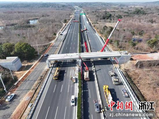 申苏浙皖集约化封闭施工现场。&nbsp;浙高建&nbsp;供图