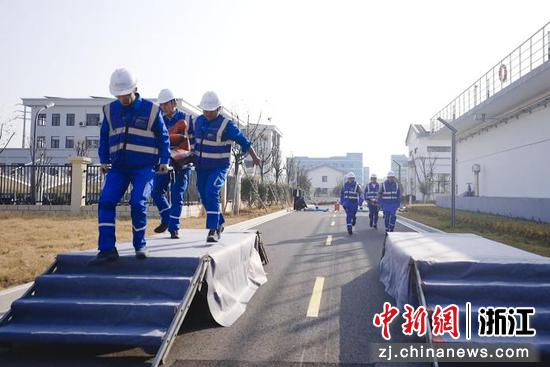 近日，岗位安全技能大赛现场。陈香慧&nbsp;供图