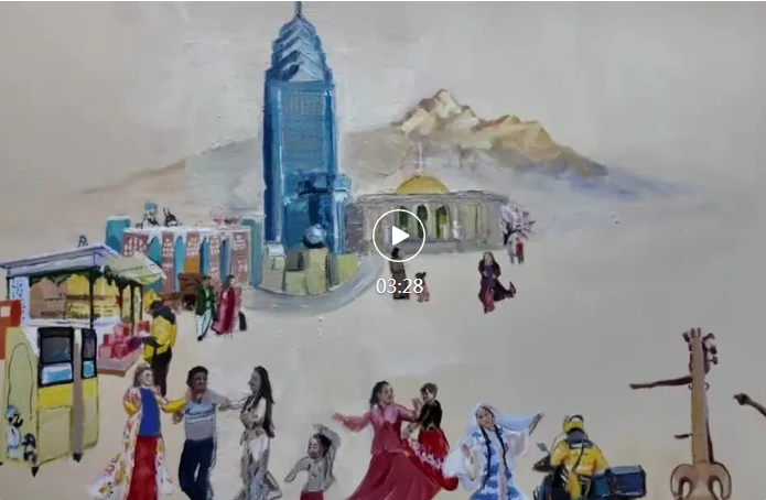 侨乡故事 | 每一笔色彩都在讲述新疆故事