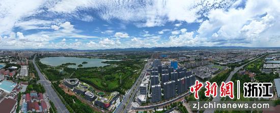 俯瞰金华开发区。&nbsp;金华开发区&nbsp;供图