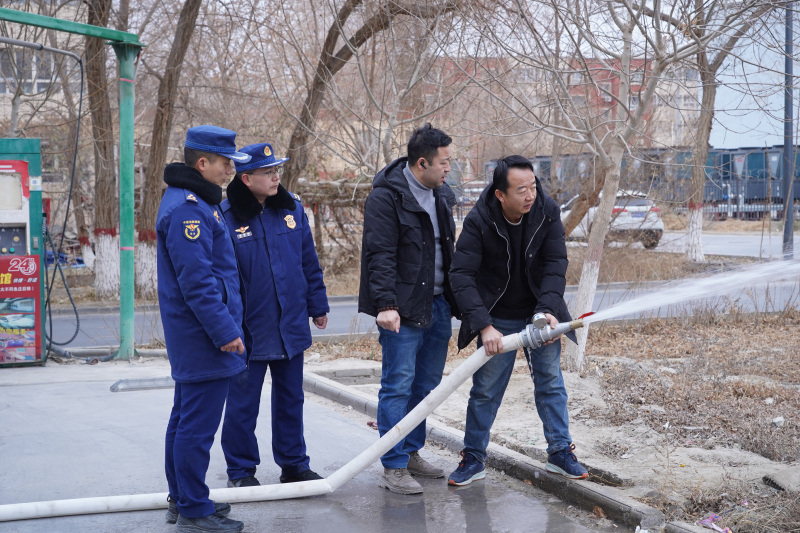 尉犁县开展高层住宅消防安全综合宣传活动