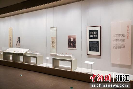 近日，“学人气象——纪念沙孟海先生诞辰125周年展览”展厅现场。鄞州区委宣传部供图