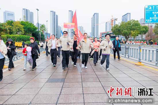 农行温州分行员工参与健身跑。&nbsp;谢尚聘&nbsp;供图