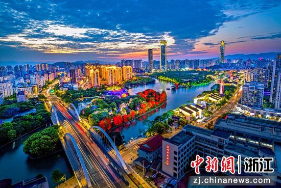 日前，鹿城区城市全景（航拍）。鹿城区委宣传部&nbsp;供图