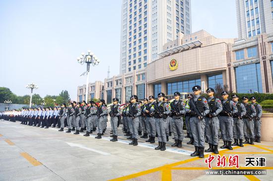 天津市公安局滨海分局供图