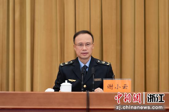 浙江省市场监管局党委书记、局长谢小云 浙江省市场监管局党委书记、局长谢小云