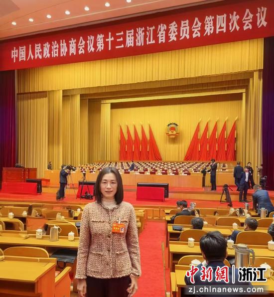 浙江省政协委员、致公党省委常委、火石创造董事长金霞。受访者&nbsp;供图