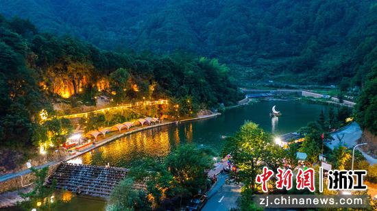 金华市浦江县檀溪镇月牙湖。浙江省水利厅供图 金华市浦江县檀溪镇月牙湖。浙江省水利厅供图