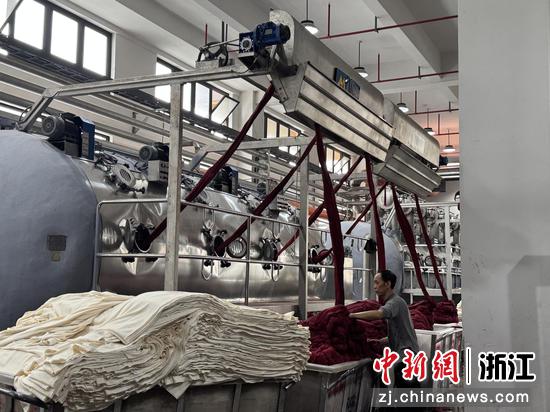 绍兴金祥惠纺织印染有限公司。浙江农行&nbsp;供图