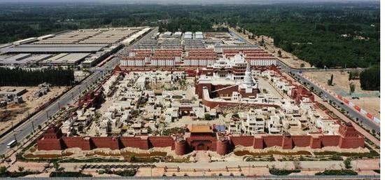 约特干故城俯瞰图。