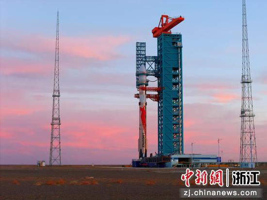 由浙江民营企业蓝箭航天自主研制的“朱雀三号”遥一运载火箭。&nbsp;浙商银行&nbsp;供图