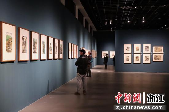 1月19日,展览现场。 (主办方供图) 1月19日,展览现场。 (主办方供图)