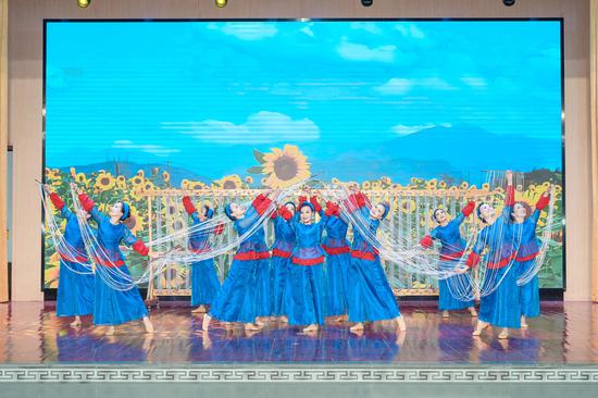 瑞安市文化礼堂“我们的村舞”展演现场