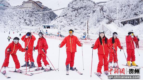 梅花山国际滑雪场。六盘水市委宣传部供图
