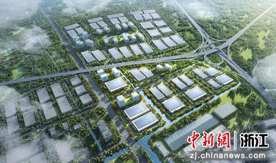 工业母机产业园效果图。 海西镇 供图 工业母机产业园效果图。 海西镇 供图