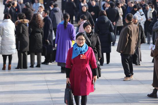 天津市政协委员、民建天津市委会委员、天津市浦津生态园艺有限公司董事长高洁 受访者供图