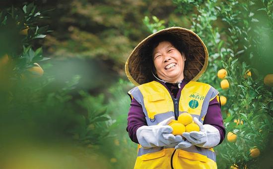 常山柚农发自内心的喜悦