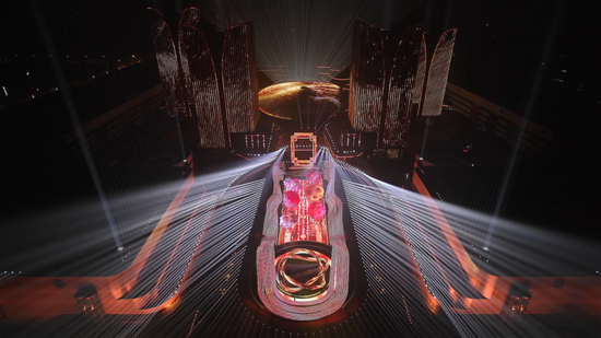 义乌春晚分会场主舞台。